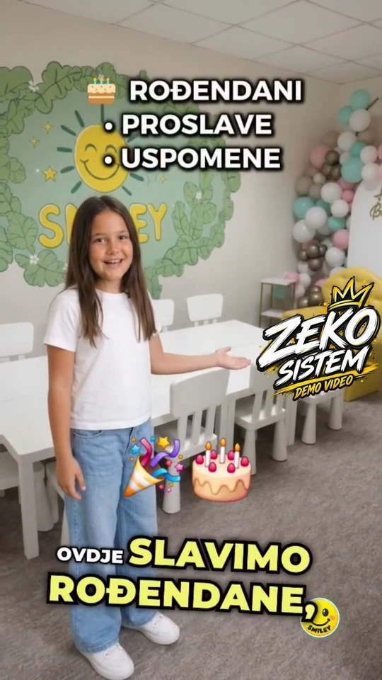 Poster AI reklame za igraonicu Smiley — Dragan Matijević